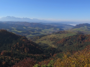 Jesienny widok z Wysokiej