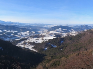 Zimowy widok z Wysokiej