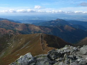 Widok ze Starorobociańskiego Wierchu