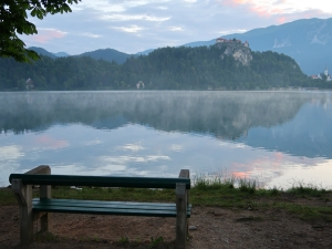 Nad jeziorem Bled