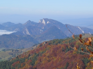 Widok z Wysokiej na Trzy Korony