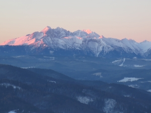 Tatry z Wysokiego Wierchu
